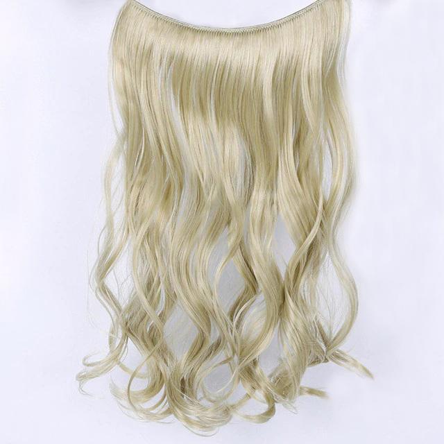 Compre LISI CABELO Pendurado Orelha Tingido Cabelo Bonito Extensão de cabelo  para cabelo longo fêmea uma cor de cartão invisível extensão de cabelo liso  sem emenda peça multicolor