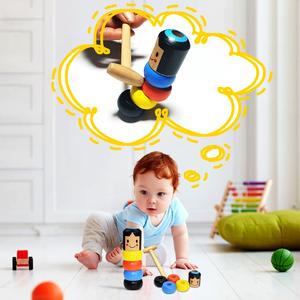 Unbreakable Wooden Man Magic Toy