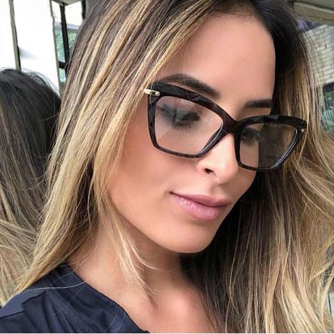 Armação de oculos de grau gatinho feminino