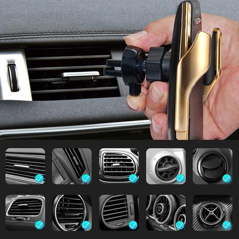 Novo Carregador Com Sensor Inteligente Sem Fio Para Carro