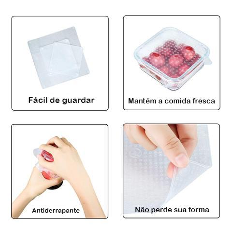 Kit de Tampas de Silicone