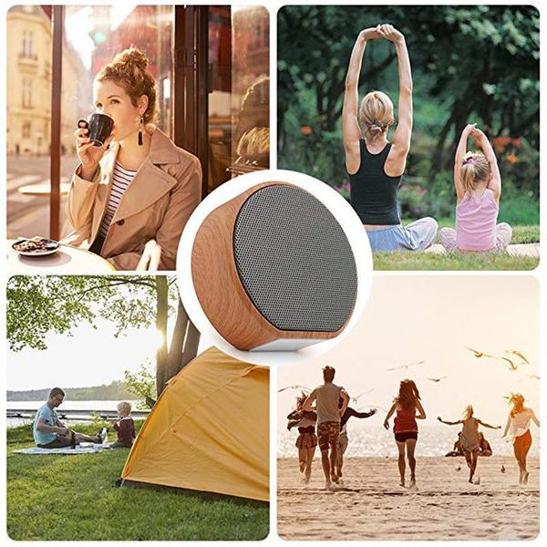 Alto-falante Bluetooth Wood Granulado