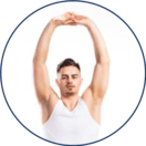 homem relaxando sentindo se saudavel