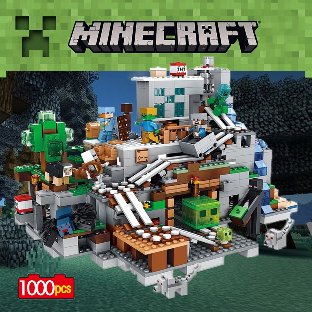 Caverna da Montanha Minecraft (1.000 Peças)