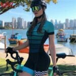 macaquinho de ciclismo feminino