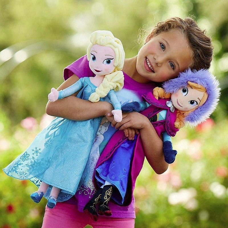 Bonecas Anna e Elsa de Frozen + Brinde Olaf – Lojativa