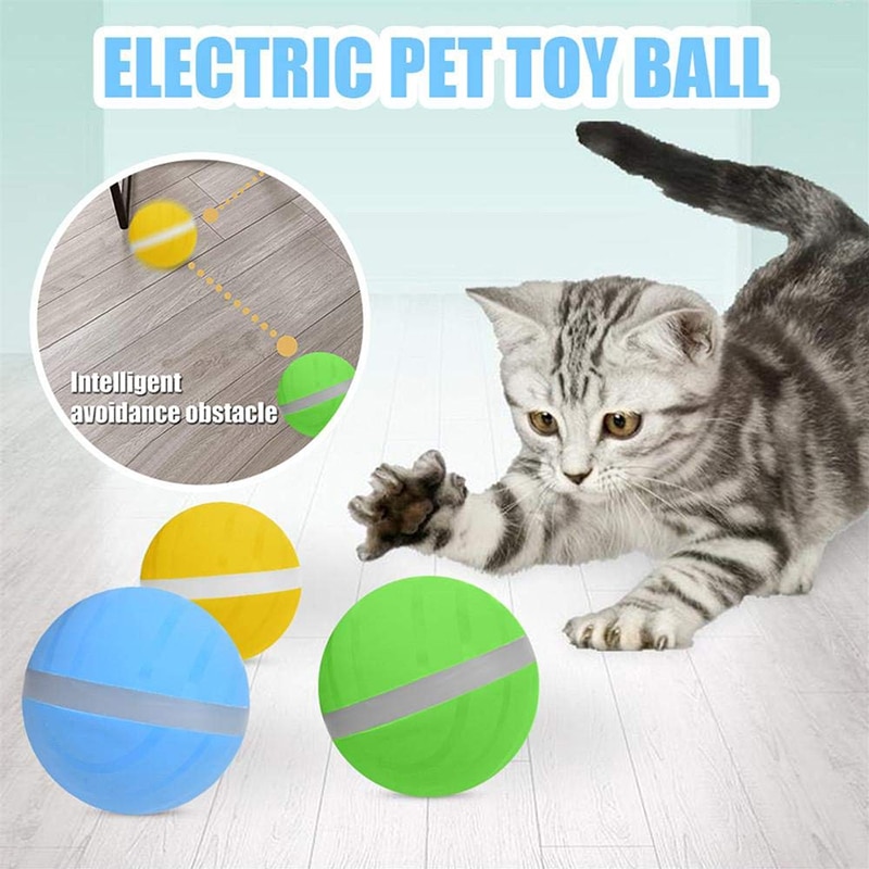 Bola automática para gatos