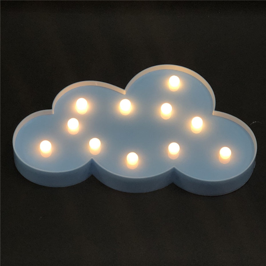 cloud night lamp-Blue