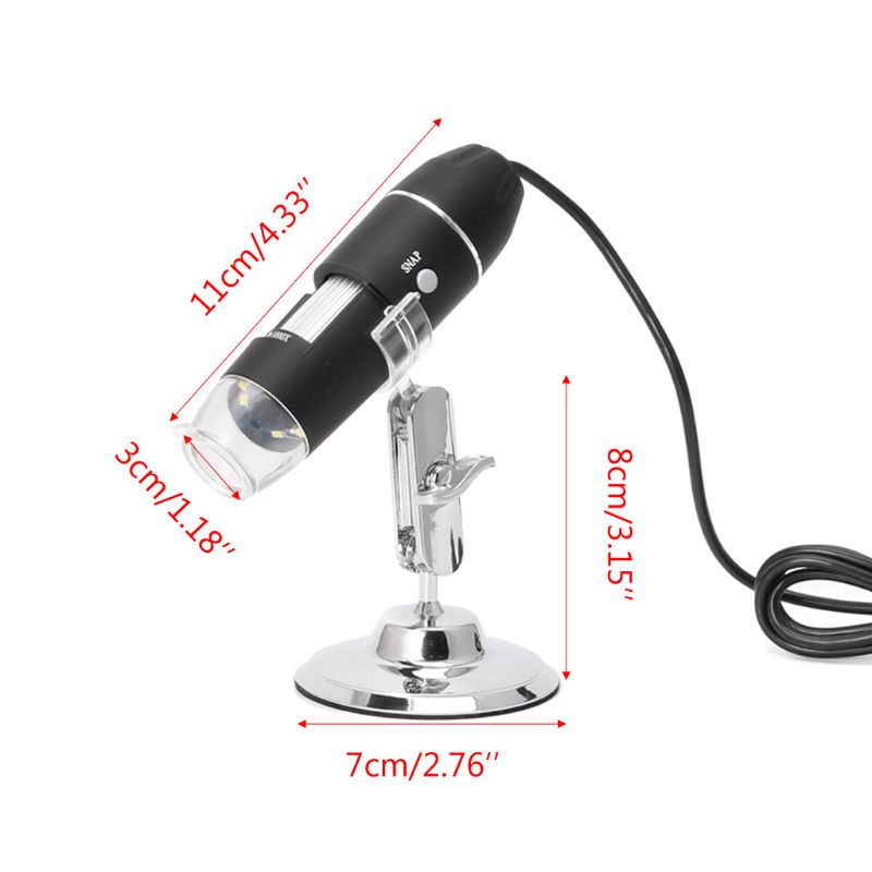 microscopio digital eletronico 1600x USB para cabelo
