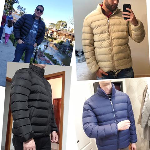 jaqueta masculina puffer fotos de clientes