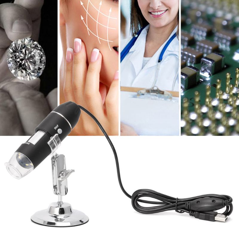 microscopio digital eletronico 1600x USB para cabelo