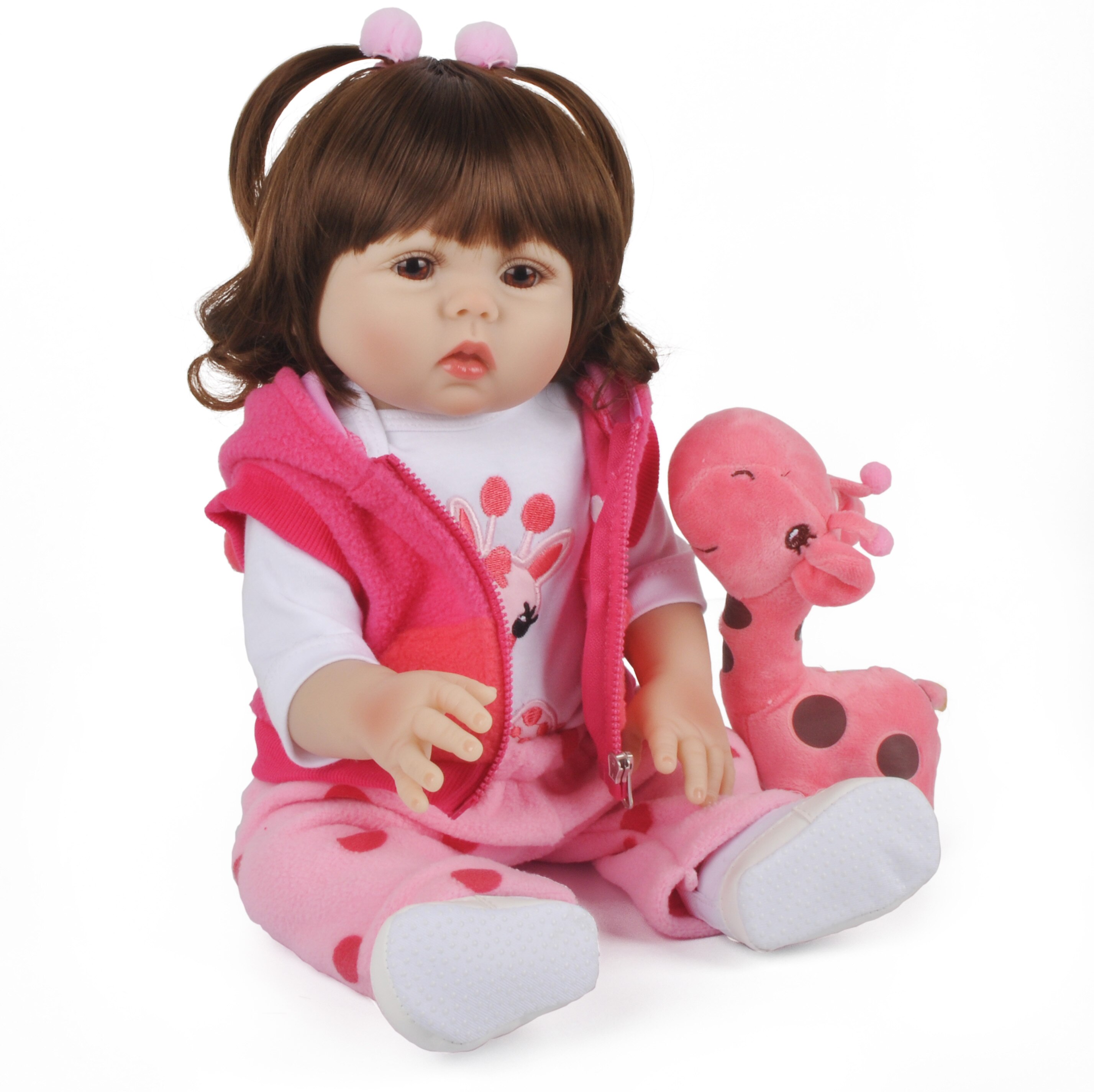 Boneca bebe reborn original silicone realista com 47 cm,Boneca