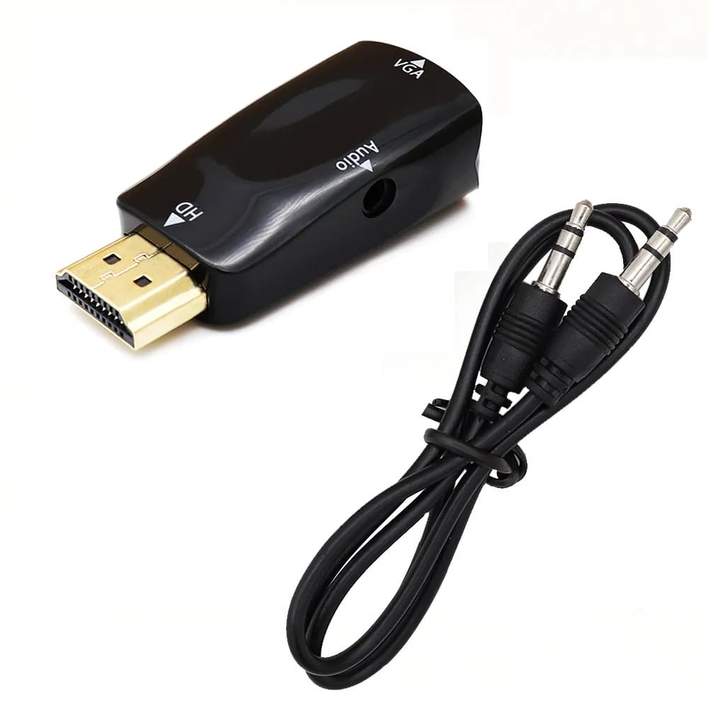 Adaptador HDMI para Vga c/ Entrada P2 de áudio