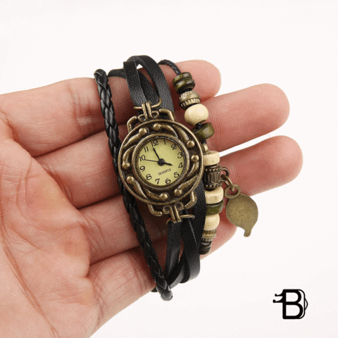 Relógio Vintage Quartz Feminino