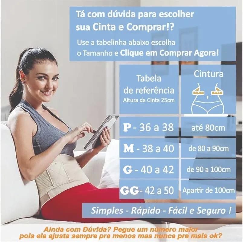 Cinta Pós Parto Modeladora 3 em 1