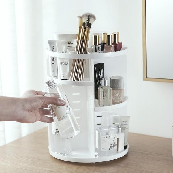 ELLE® Box giratório organizador maquiagem