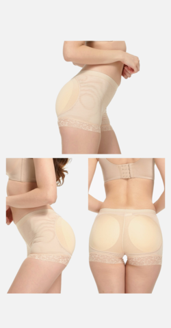 Calcinha Modeladora e Redutora de Medidas com Enchimento para Levantar o Bumbum - ButtUp